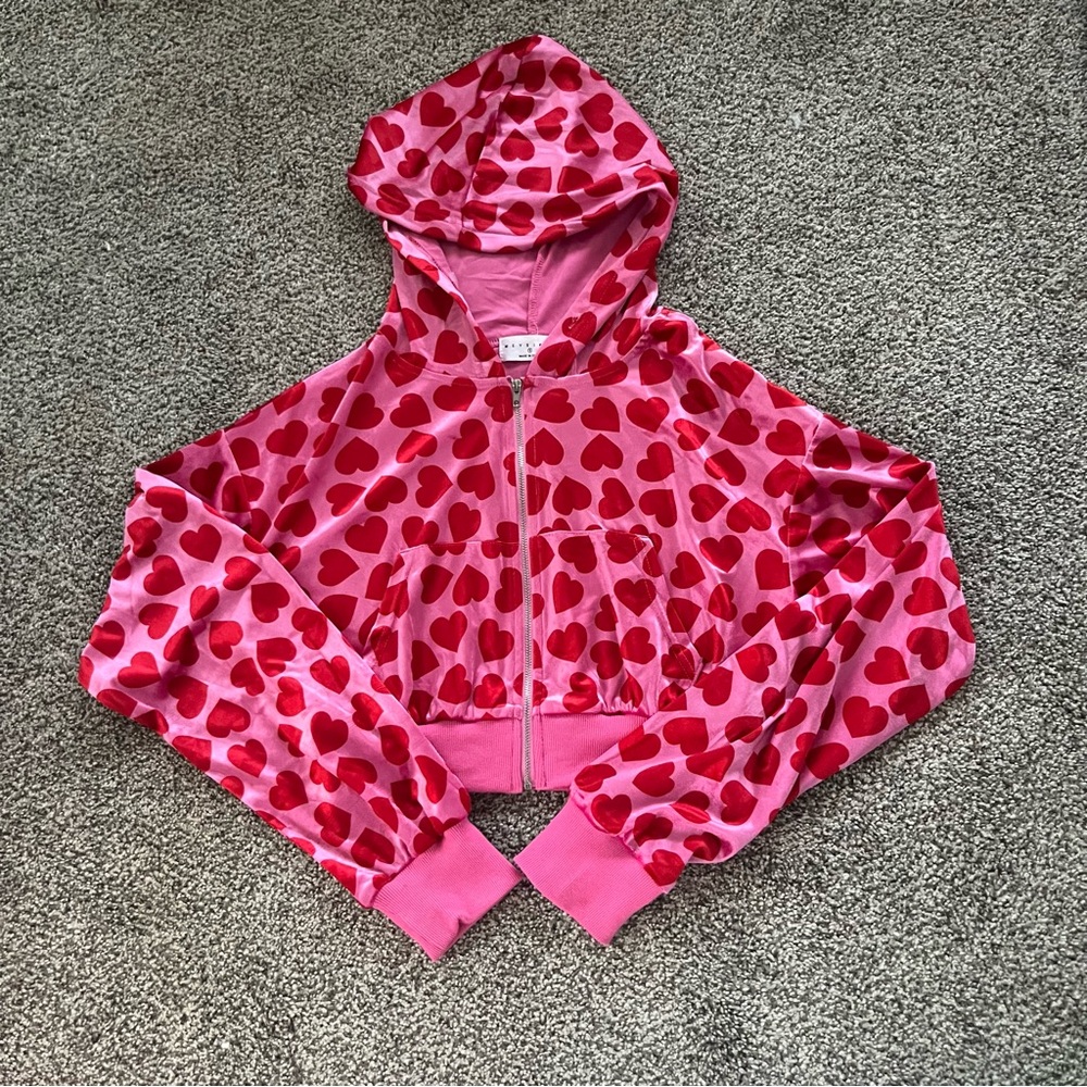 Jennifer Check/Jennifer’s Body Pink Heart Jacket